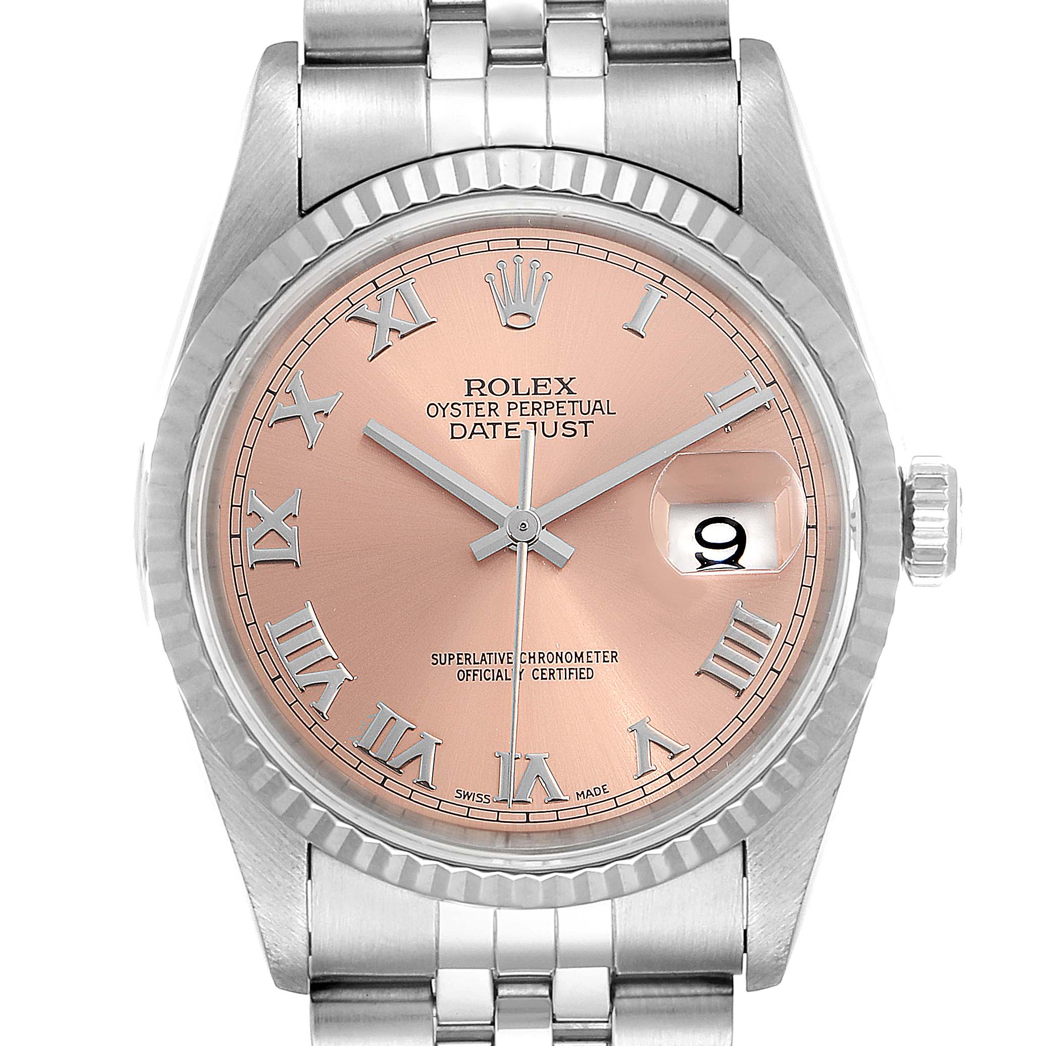 rolex datejust 36 salmon dial