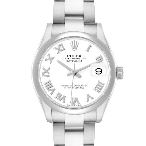 Photo of Rolex Datejust Midsize 31 White Dial Steel Ladies Watch 278240
