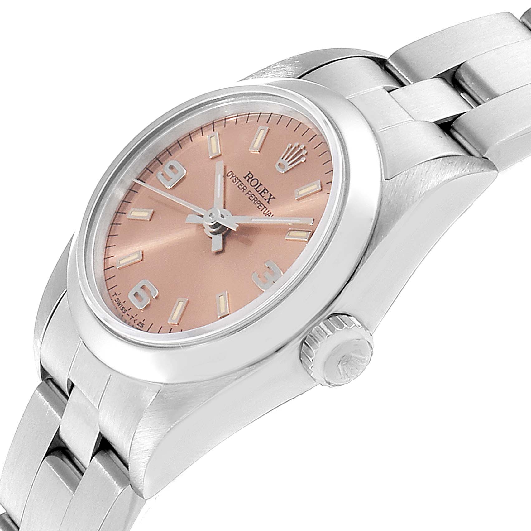 rolex oyster perpetual salmon dial