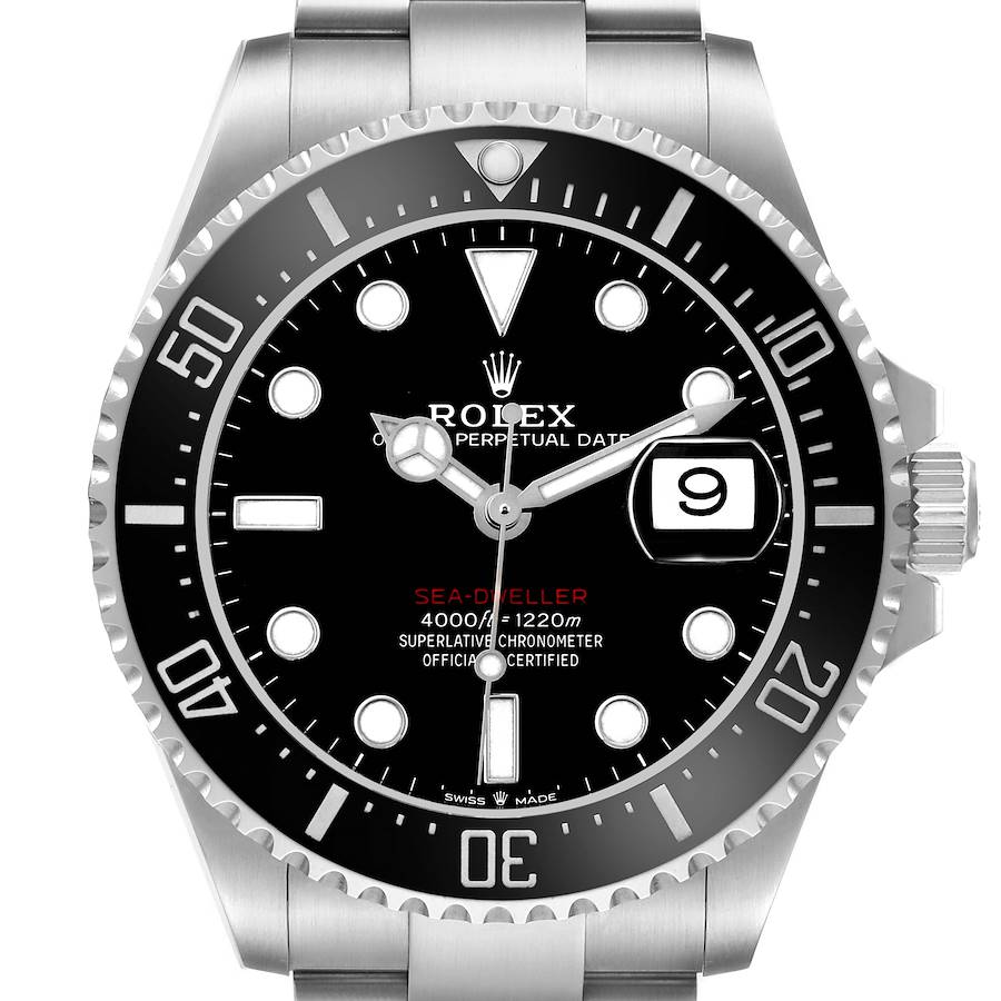 Rolex Seadweller 43 50th Anniversary Steel Mens Watch 126600 Box Card SwissWatchExpo