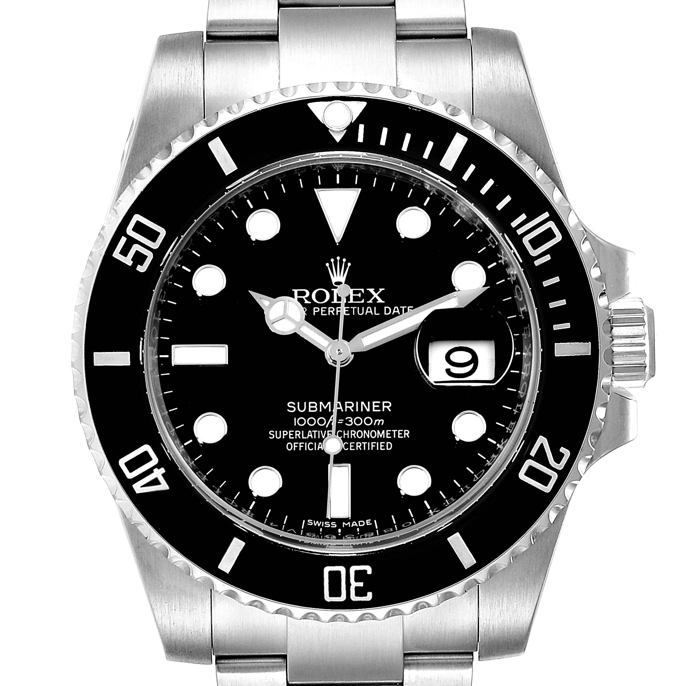 rolex submariner black ceramic bezel