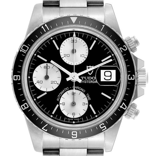 Photo of Tudor Oysterdate Big Block Vintage Chronograph Steel Mens Watch 79170