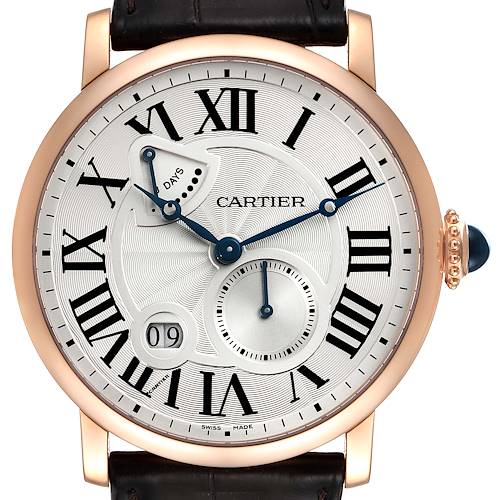 Photo of Cartier Rotonde 18k Rose Gold Power Reserve Mens Watch W1556203