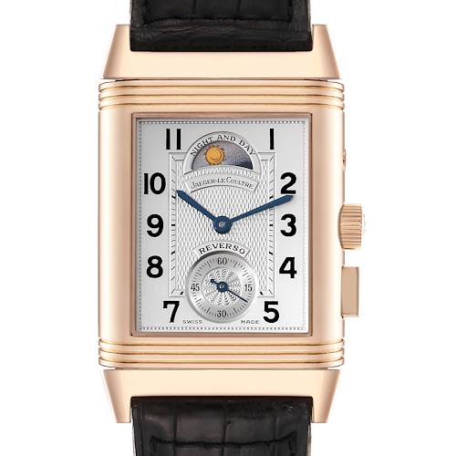 Photo of Jaeger LeCoultre Reverso Geographique LE Rose Gold Watch 270.2.582B Box Papers