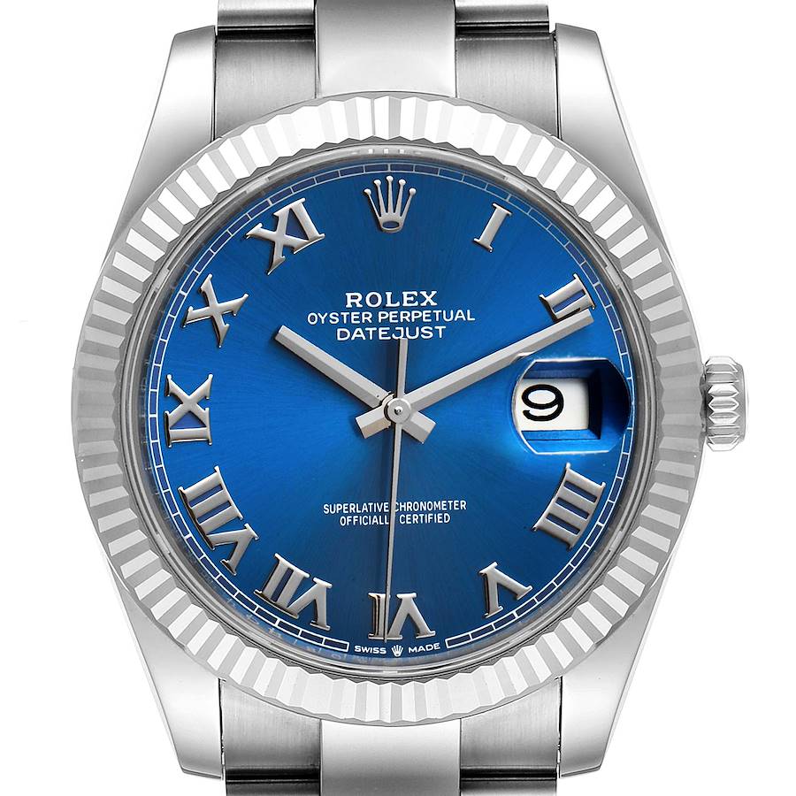 NOT FOR SALE Rolex Datejust 41 Steel White Gold Blue Dial Steel Mens Watch 126334 Unworn PARTIAL PAYMENT SwissWatchExpo