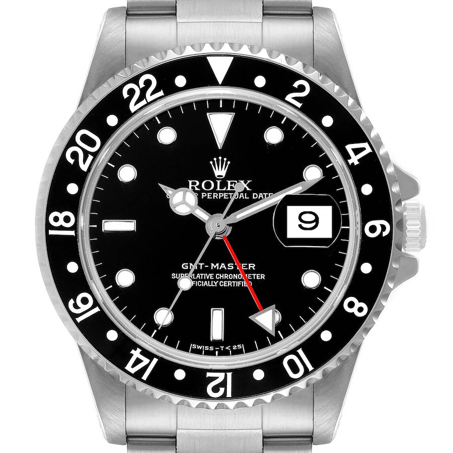 NOT FOR SALE Rolex GMT Master Black Bezel Automatic Steel Mens Watch 16700 Box Papers PARTIAL PAYMENT SwissWatchExpo