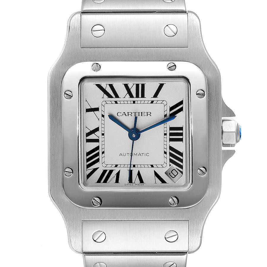 Cartier Santos Galbee XL Automatic Steel Mens Watch W20098D6 SwissWatchExpo