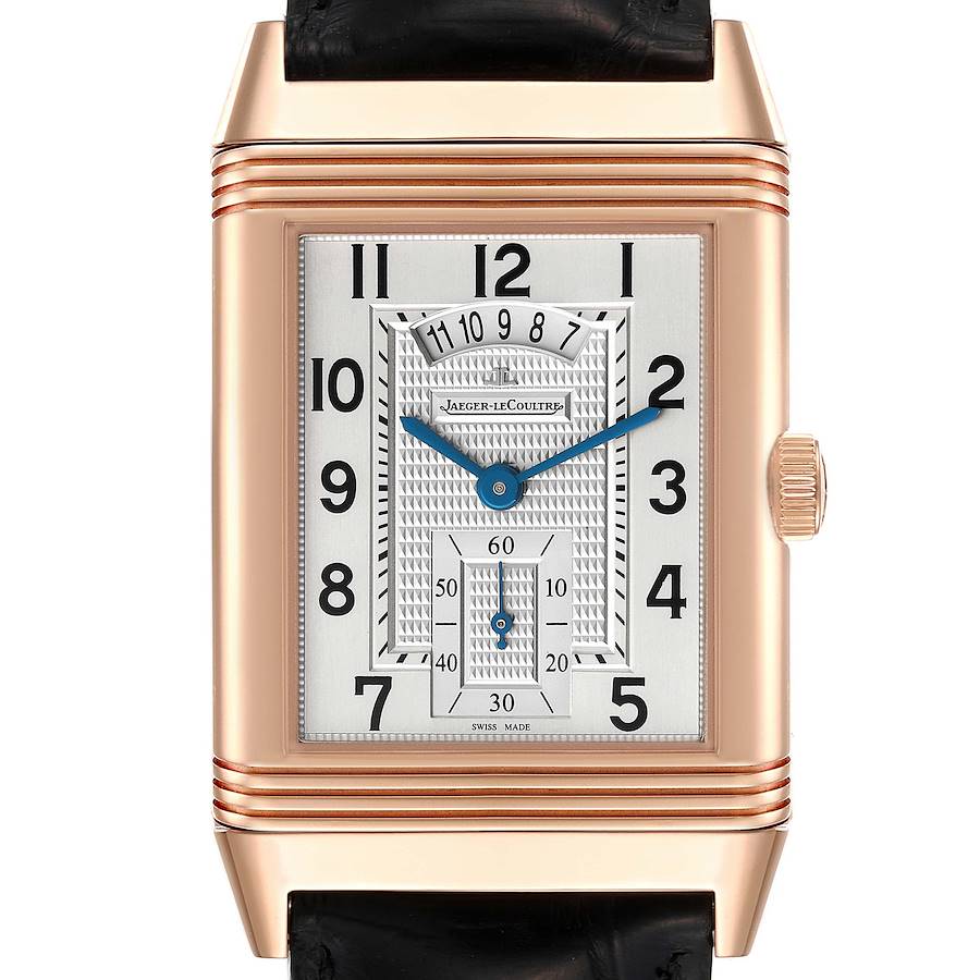 Jaeger LeCoultre Grande Reverse Rose Gold Watch 273.2.85 Q3742521 Box Papers SwissWatchExpo