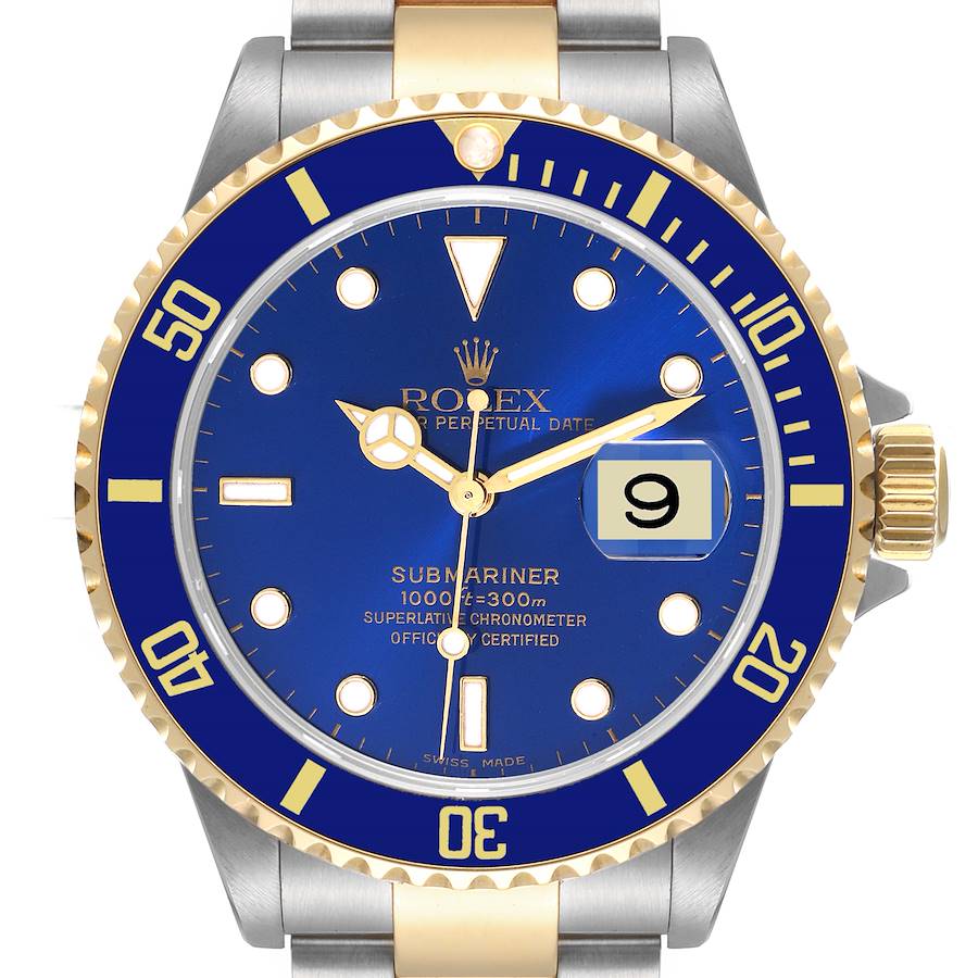 NOT FOR SALE Rolex Submariner Blue Dial Steel Yellow Gold Mens Watch 16613 PARTIAL PAYMENT SwissWatchExpo