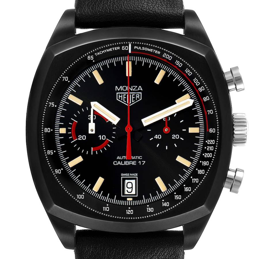 Tag Heuer Monza Heitage Calibre 17 Titanium PVD Limited Watch CR2080 Unworn SwissWatchExpo