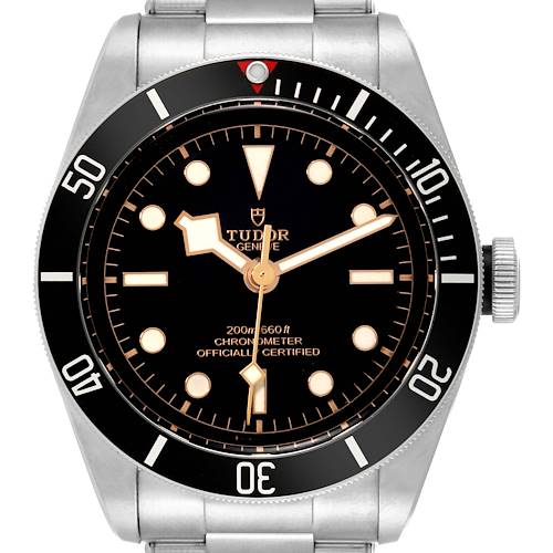 Photo of Tudor Heritage Black Bay Stainless Steel Mens Watch 79230 Box Card