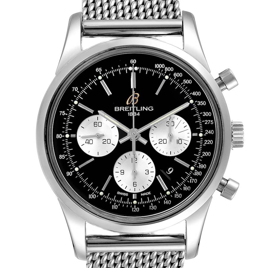Breitling Transocean Chronograph Limited Edition Mens Watch AB0151 SwissWatchExpo