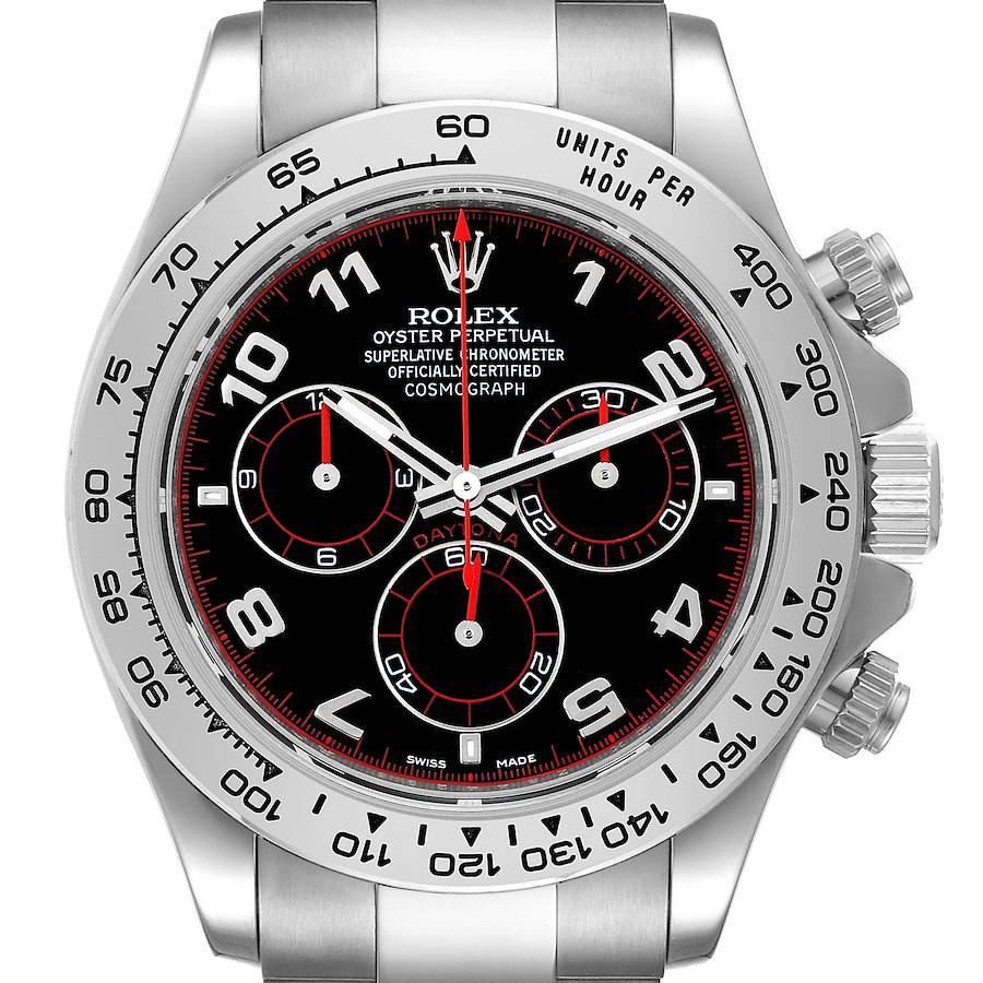 Rolex Cosmograph Daytona White Gold Black Dial Watch 116509 | SwissWatchExpo