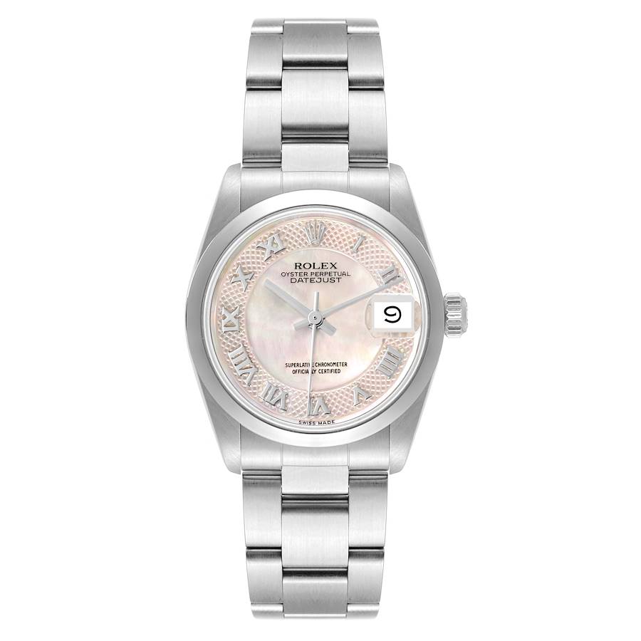 Rolex Midsize Datejust 31 Decorated MOP Dial Steel Ladies Watch