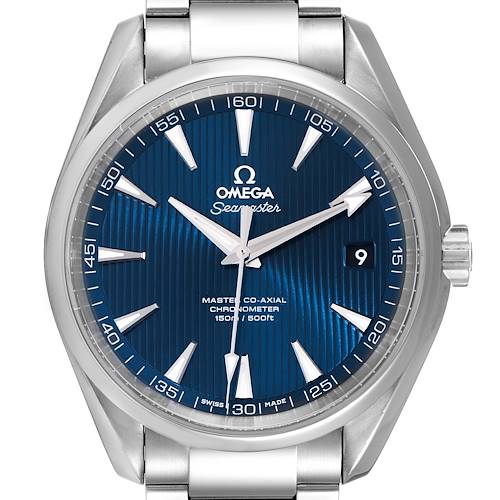 Photo of Omega Seamaster Aqua Terra Blue Dial Watch 231.10.42.21.03.003 Box Card