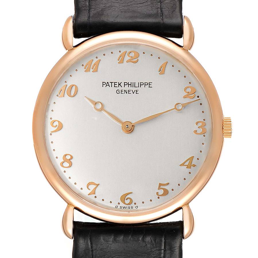Patek Philippe Calatrava Rose Gold Vintage Mens Watch 3820 SwissWatchExpo