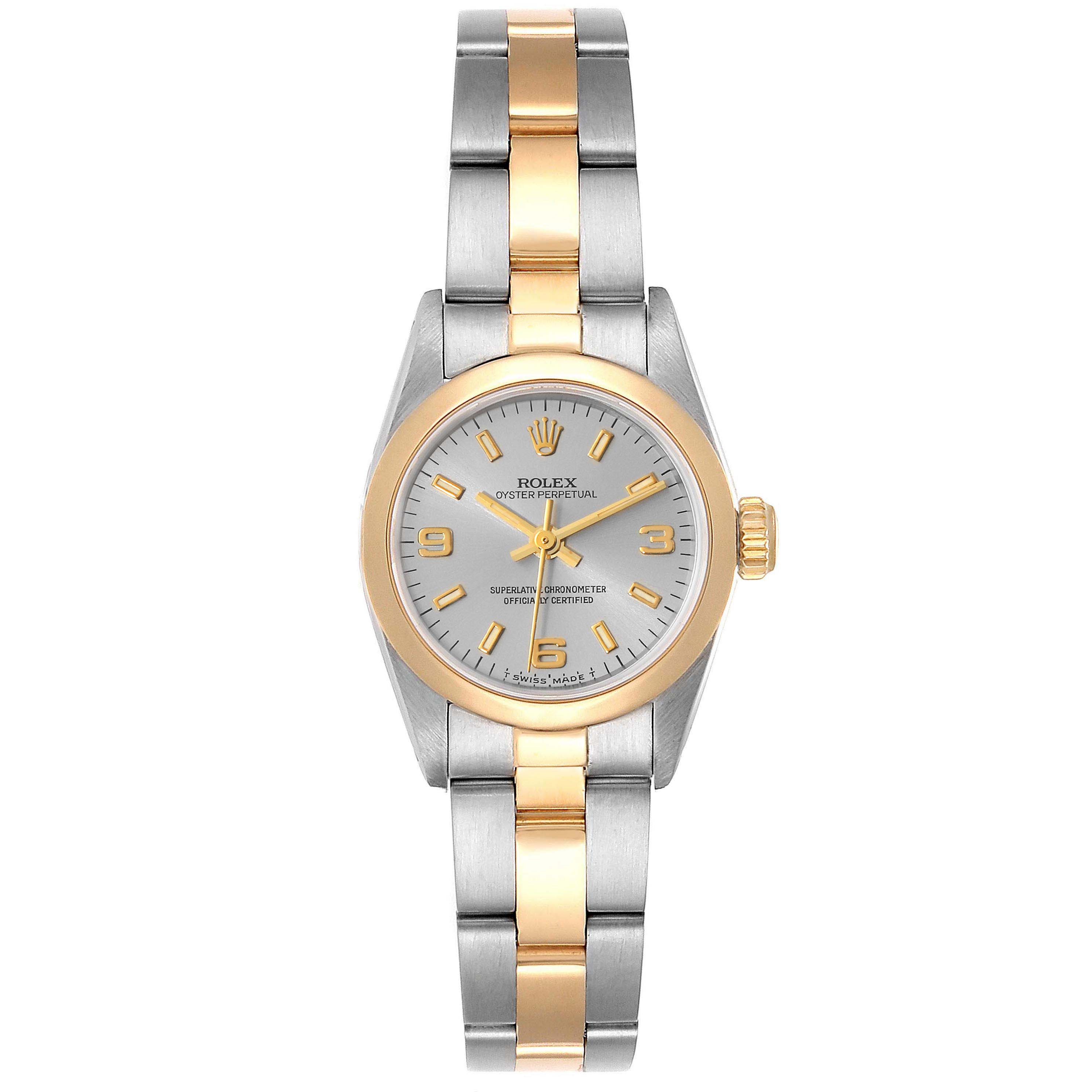 Rolex Oyster Perpetual Steel and Gold (two tone) 76193
