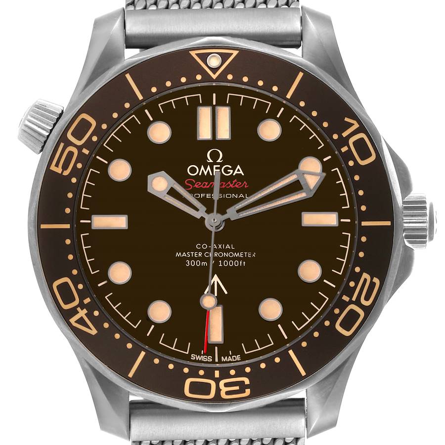 Omega Seamaster 007 Edition Titanium Mens Watch 210.90.42.20.01.001 Card SwissWatchExpo