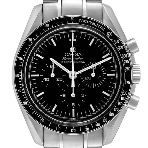 Photo of Omega Speedmaster MoonWatch Chronograph Black Dial Mens Watch 3570.50.00