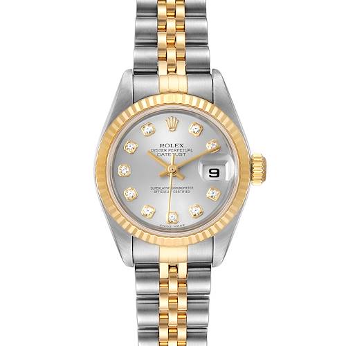 Photo of Rolex Datejust 26 Steel Yellow Gold Diamond Ladies Watch 79173