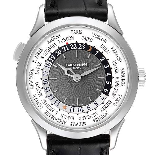 Photo of NOT FOR SALE Patek Philippe World Time Complications White Gold Watch 5230G Box Papers PARTIAL PAYMENT