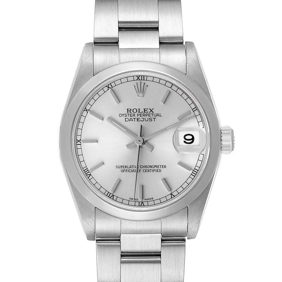 Rolex Datejust 31 Midsize Silver Dial Steel Ladies Watch 78240 Box Papers SwissWatchExpo
