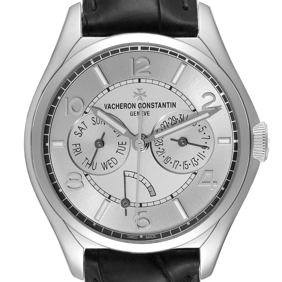 Vacheron Constantin FiftySix Day-Date Silver Dial Steel Mens Watch 4400E SwissWatchExpo
