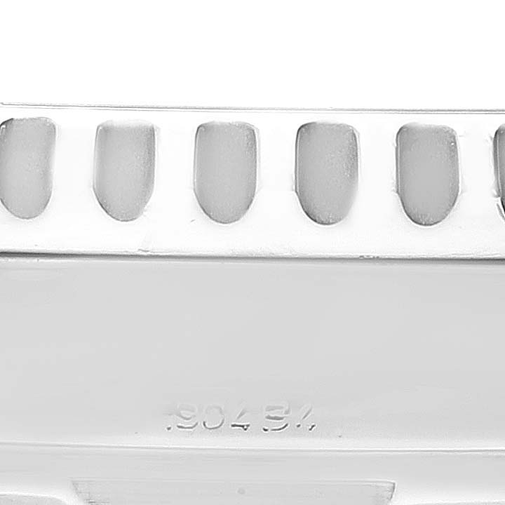 The image shows a close-up of the bezel edge detail and part number of the Breitling Navitimer A23322 Men's Stainless Steel Black Dial A23322 Men's Stainless Steel Black Dial watch.