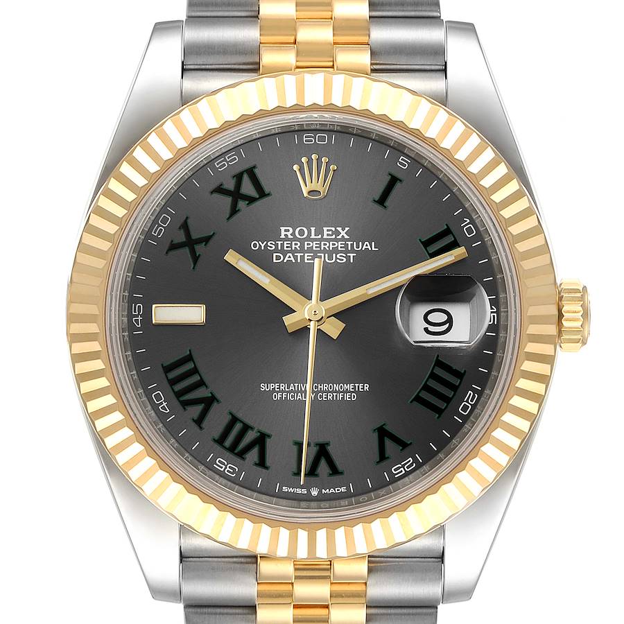 NOT FOR SALE Rolex Datejust 41 Steel Yellow Gold Wimbledon Mens Watch 126333 Box Card PARTIAL PAYMENT SwissWatchExpo