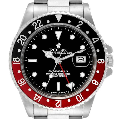 Photo of Rolex GMT Master II Fat Lady Vintage Coke Bezel Mens Watch 16760 Box Papers