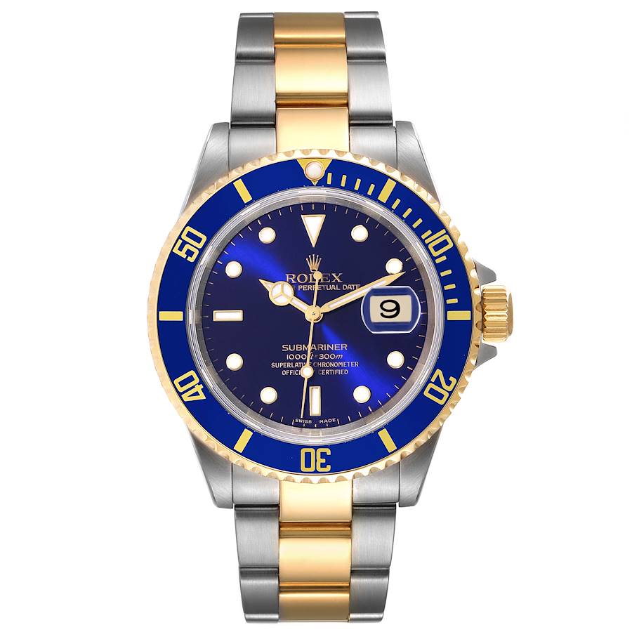 Rolex Submariner Two-Tone Blue Bezel and Dial