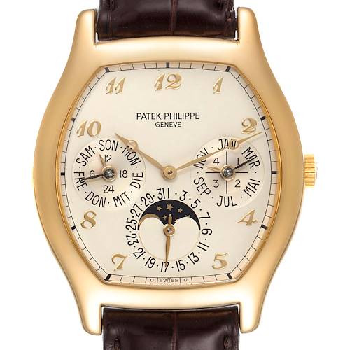Photo of Patek Philippe Complications Perpetual Calendar Yellow Gold Mens Watch 5040
