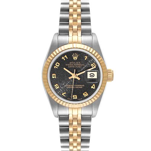 Photo of Rolex Datejust Steel Gold Gray Anniversary Dial Ladies Watch 69173