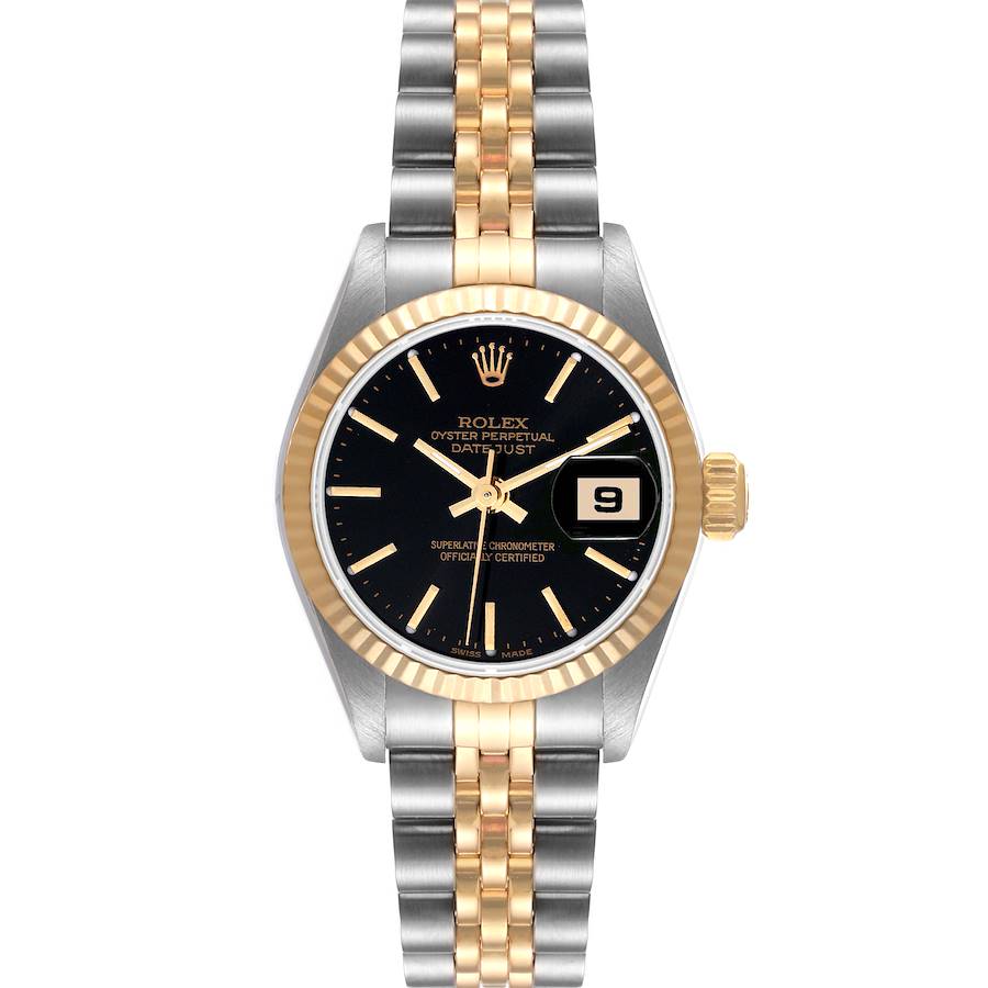 NOT FOR SALE Rolex Datejust Steel Yellow Gold Black Dial Ladies Watch 79173 PARTIAL PAYMENT SwissWatchExpo