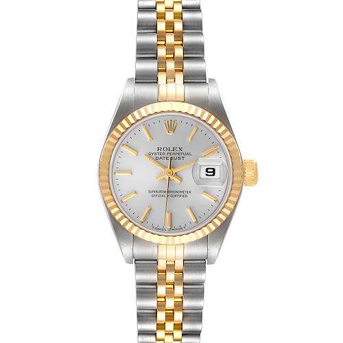 Photo of Rolex Datejust Steel Yellow Gold Silver Dial Ladies Watch 79173