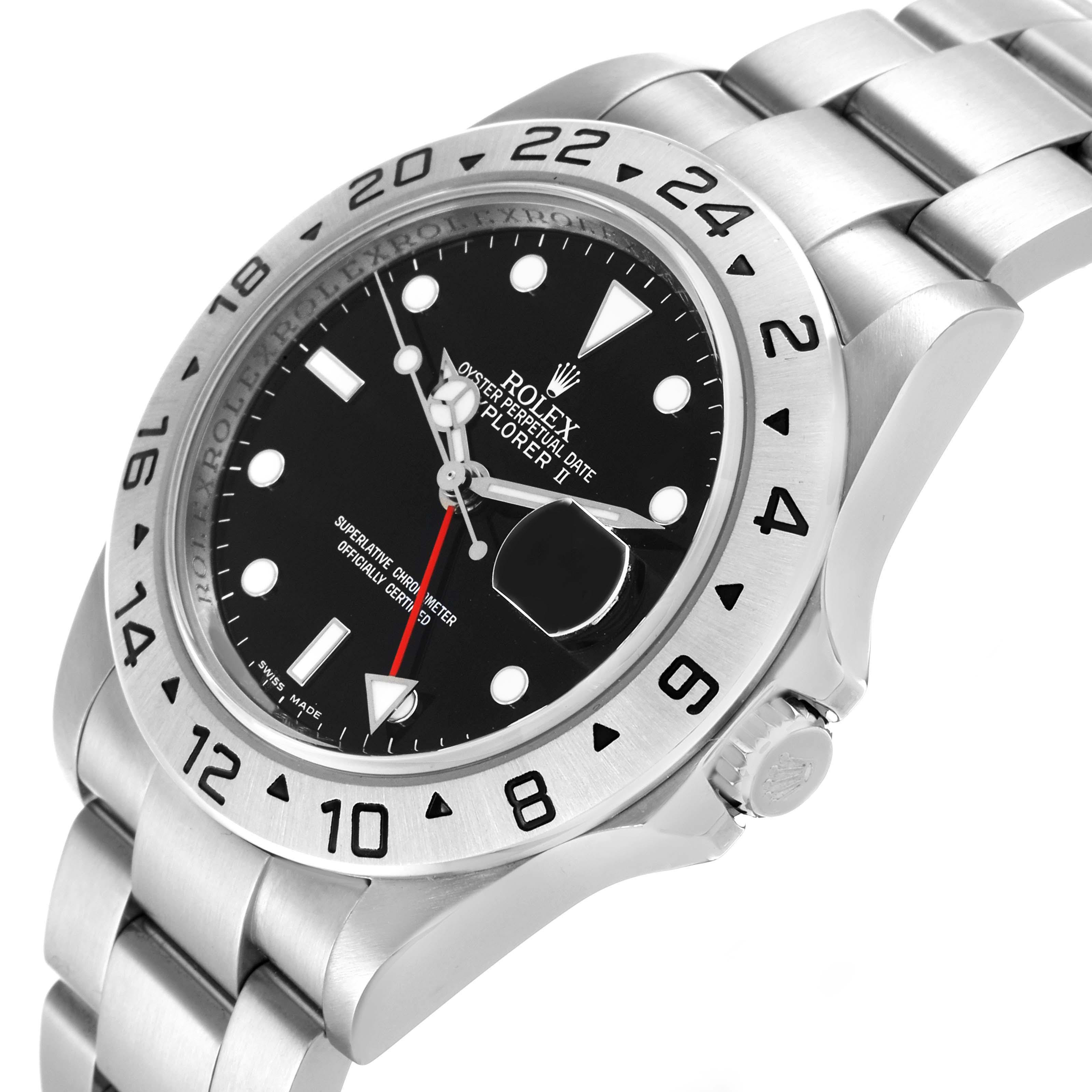 The Rolex Explorer 16570T Men
s Stainless Steel Black Dial 16570T Men
s Stainless Steel Black Dial watch is shown at an angle highlighting the face, bezel, and part of the bracelet.