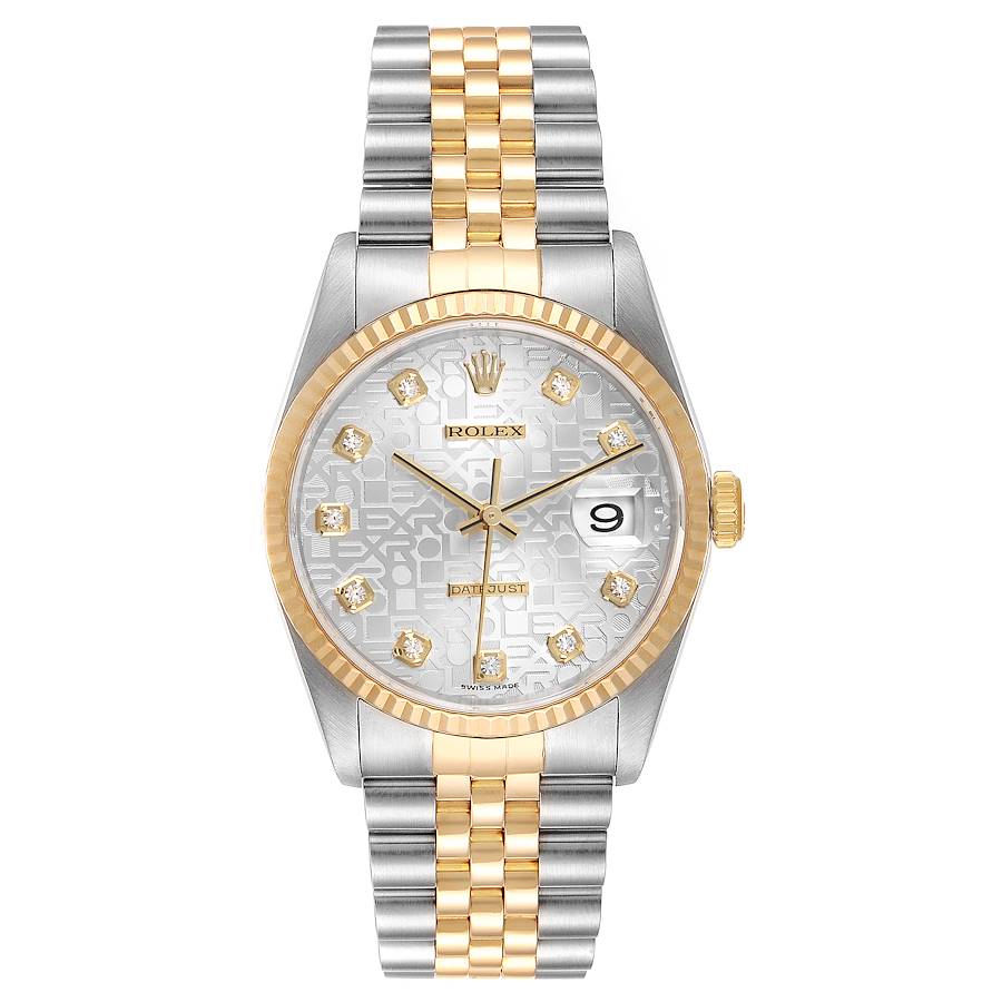 rolex 16233 gold with diamonds