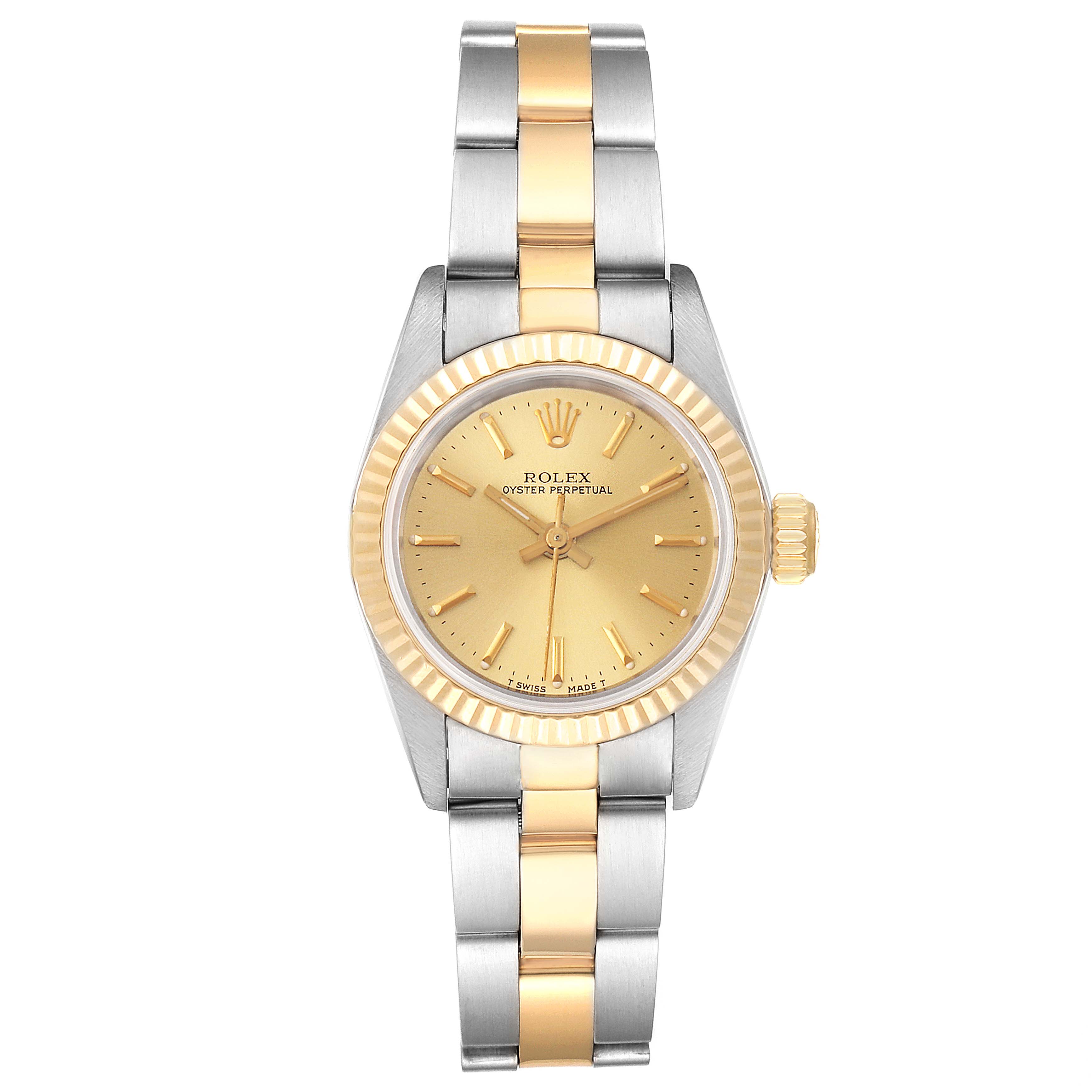 ROLEX OYSTER PERPETUAL LADY 67193 3コマ Buy Used Rolex Oyster Perpetual 67193 | Bob's Watches - Sku