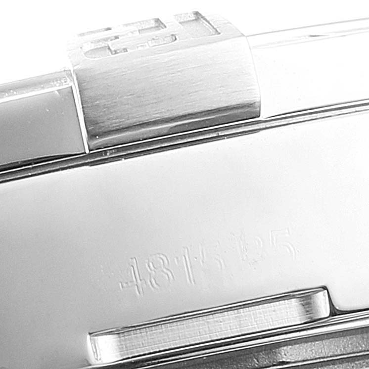 The image shows a close-up view of the clasp and part of the bracelet of a Breitling Avenger A3239011-C872-170A Men's Stainless Steel Black Dial A3239011-C872-170A Men's Stainless Steel Black Dial watch.