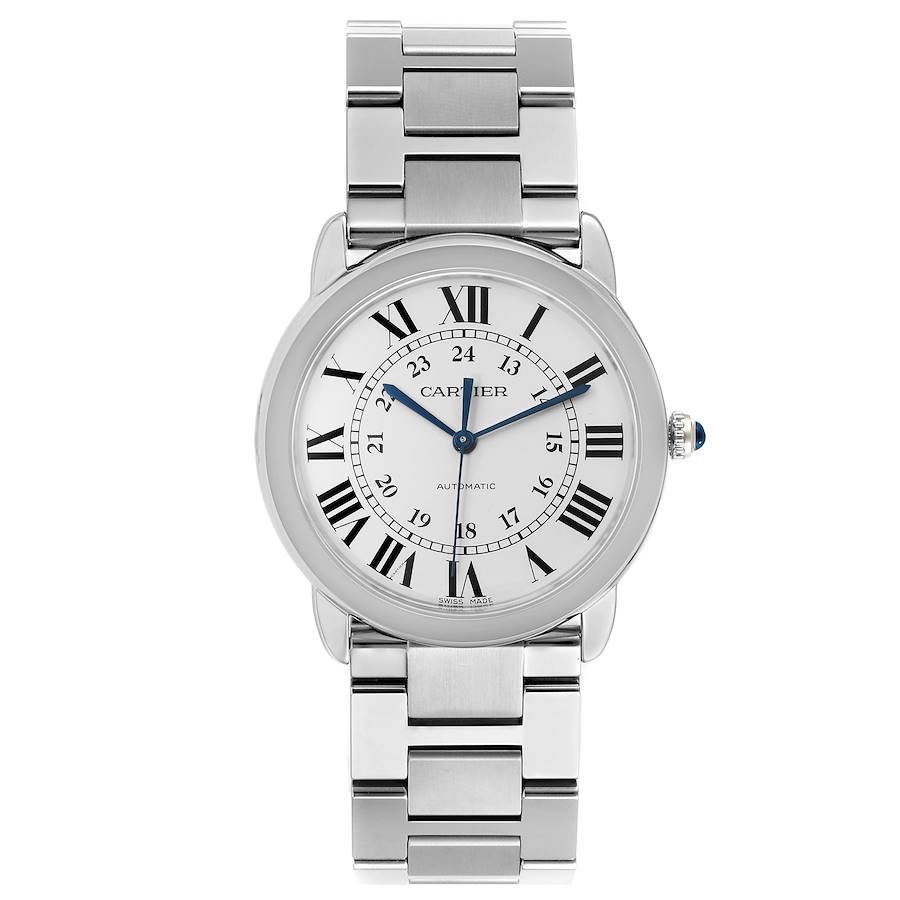 Cartier Ronde Solo Silver Dial Automatic Steel Ladies Watch WSRN0012 ...