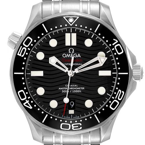 Photo of Omega Seamaster Diver 300M Black Dial Steel Mens Watch 210.30.42.20.01.001