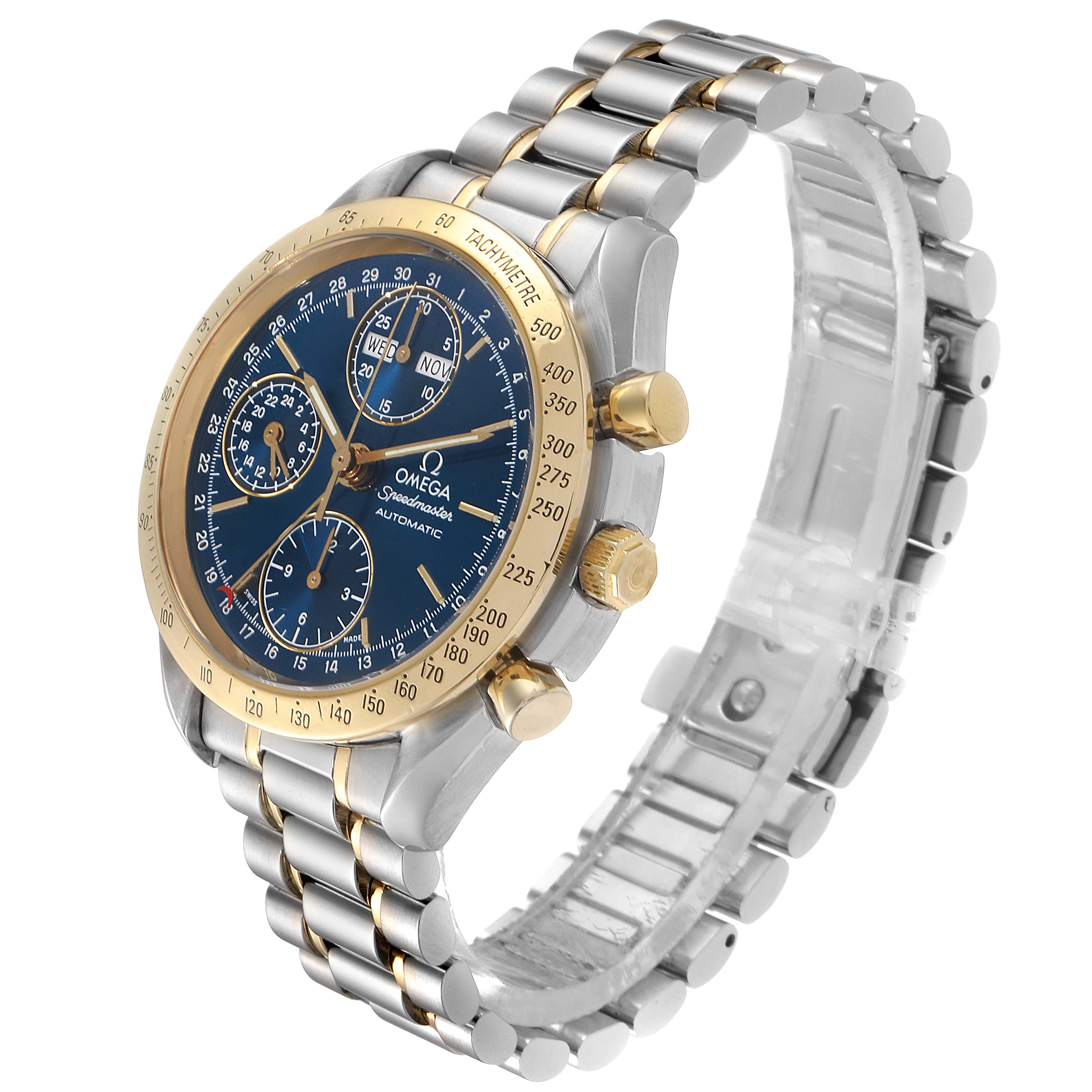 omega speedmaster yellow gold