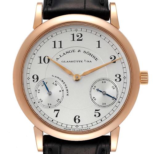 Photo of A. Lange and Sohne 1815 Up and Down 18k Rose Gold Watch 221.032 Box Papers