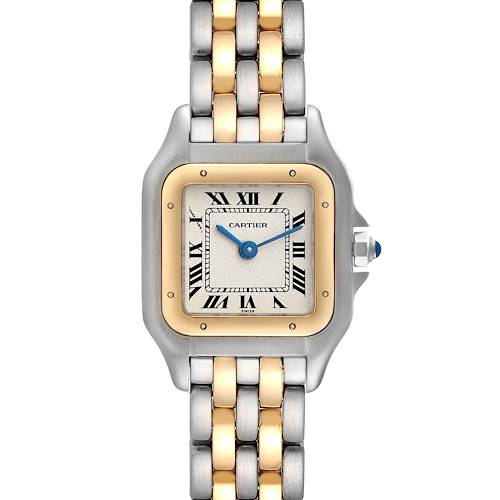 Photo of Cartier Panthere Ladies Steel Yellow Gold 2 Row Ladies Watch W25029B6