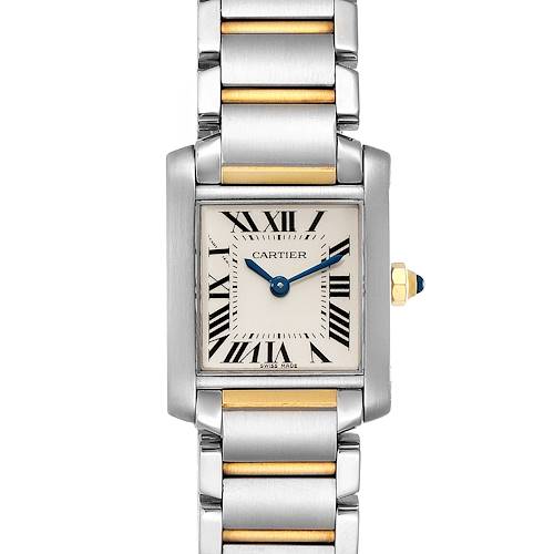 Photo of Cartier Tank Francaise 20mm Steel Yellow Gold Ladies Watch W51007Q4 Box