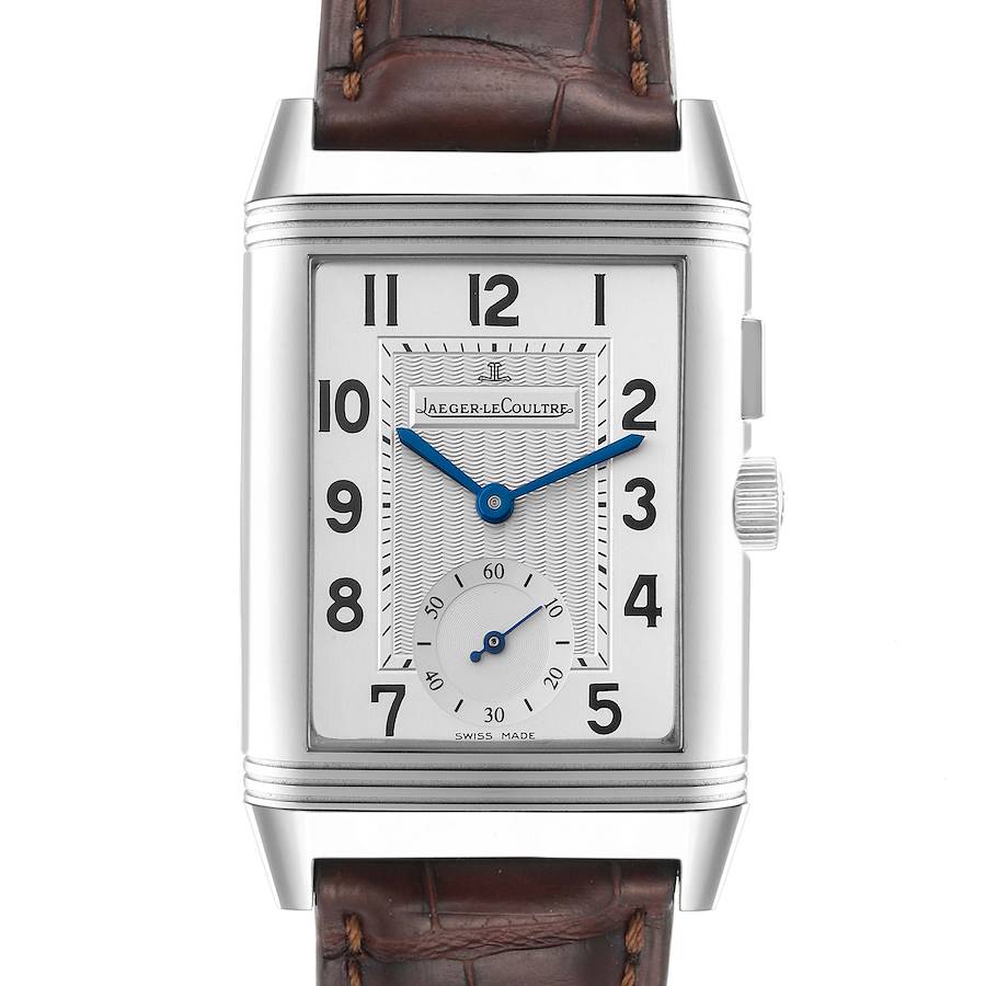 Jaeger LeCoultre Reverso Duo Day Night Watch 272.8.54 Q2718410 Box Papers SwissWatchExpo