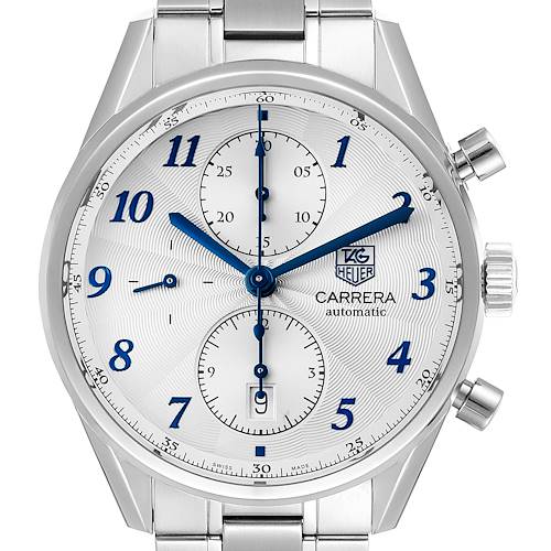 Photo of Tag Heuer Carrera Heritage Chronograph Steel Mens Watch CAS2111