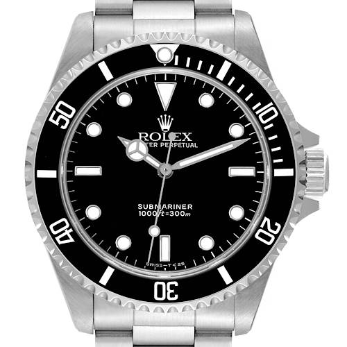 Photo of *NOT FOR SALE* Rolex Submariner No Date 40mm 2 Liner Steel Mens Watch 14060 (Partial Payment)