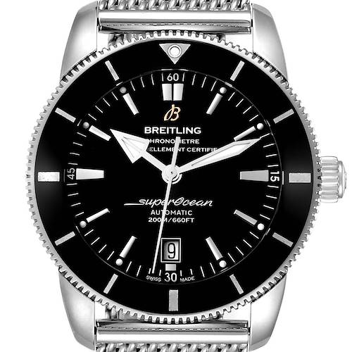 Photo of Breitling Superocean Heritage 46 Black Dial Mens Watch AB2020 Box Papers
