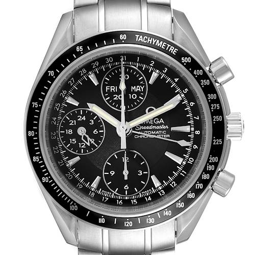 Photo of Omega Speedmaster Day-Date 40 Chronograph Watch Watch 3220.50.00 Box Card